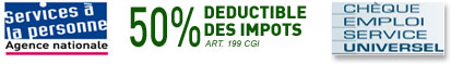 Services à la personne, Déduction Fiscale sur l'assistance Informatique et Internet à domicile.